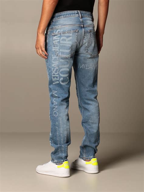 versace allover print jeans baggy|versace jeans couture ittierre.